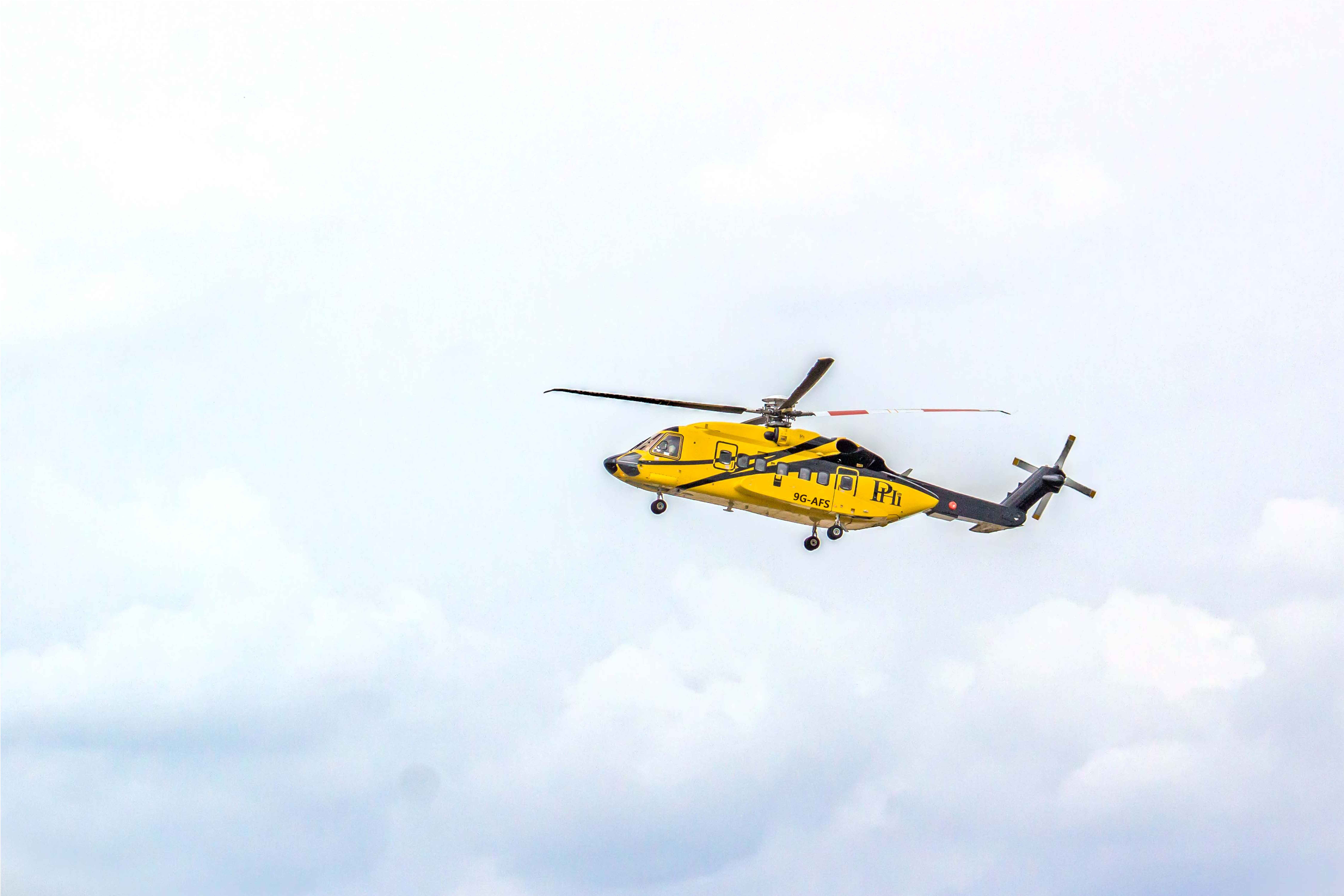PHI Century S-92 Aircraft in flight