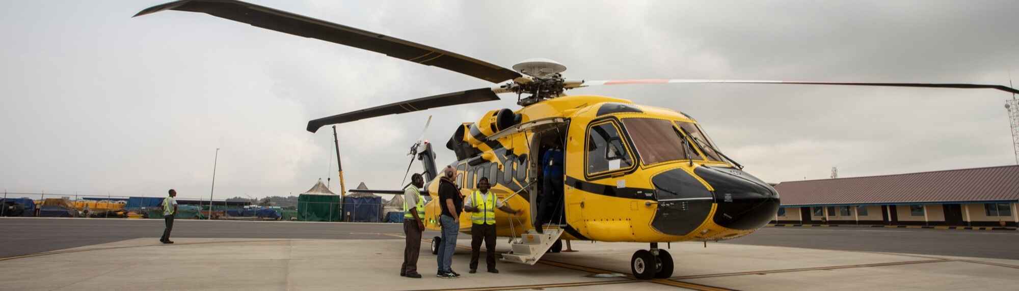 Tullow passengers boarding PHI Century flight